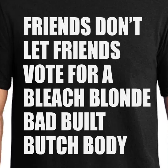 Bleach Blonde Bad Built Butch Body Pajama Set