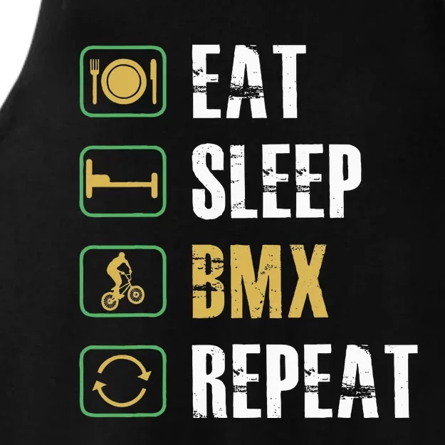 Bmx Bike Bicycle Motocross Racing Biker Rider Biking Cyclist Ladies Tri-Blend Wicking Tank