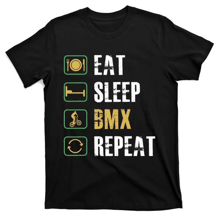 Bmx Bike Bicycle Motocross Racing Biker Rider Biking Cyclist T-Shirt