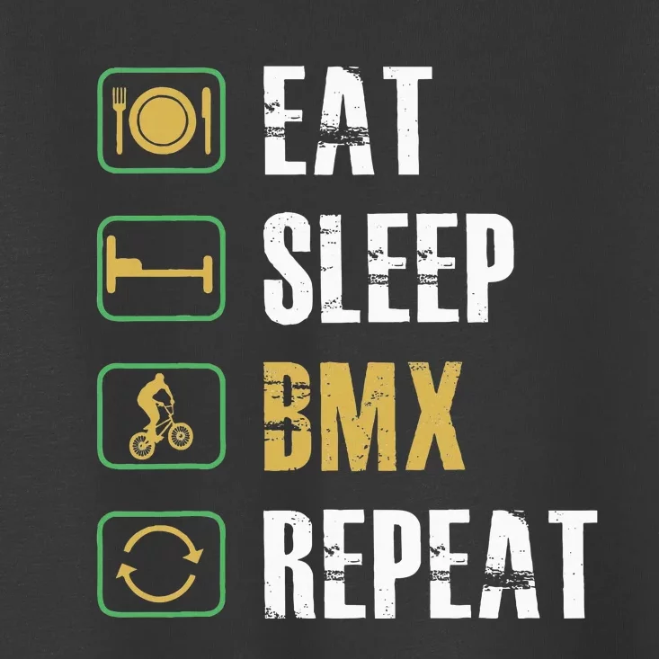 Bmx Bike Bicycle Motocross Racing Biker Rider Biking Cyclist Toddler T-Shirt