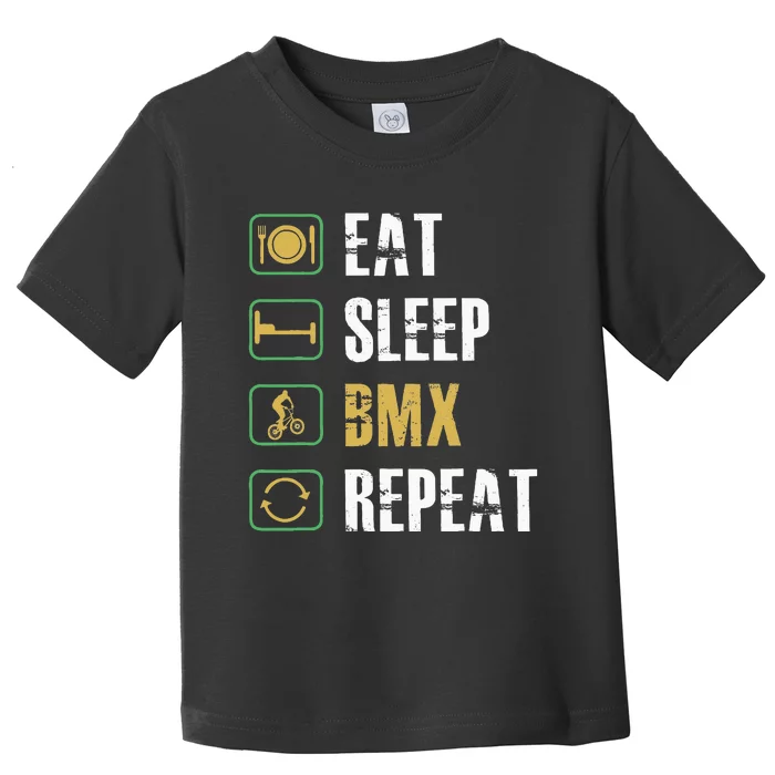 Bmx Bike Bicycle Motocross Racing Biker Rider Biking Cyclist Toddler T-Shirt