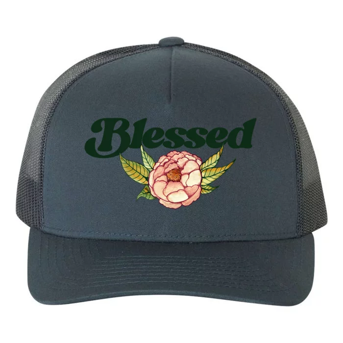 Blessed Beautiful Blessings Artwork Gift Yupoong Adult 5-Panel Trucker Hat