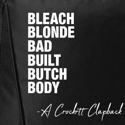 Bleach Blonde Bad Built Butch Body City Backpack