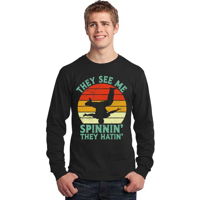 Breakdancing Bboying Bboy Funny Breakdancer Tall Long Sleeve T-Shirt