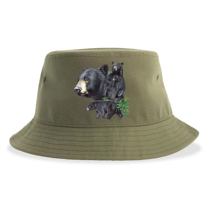 Black Bears Sustainable Bucket Hat