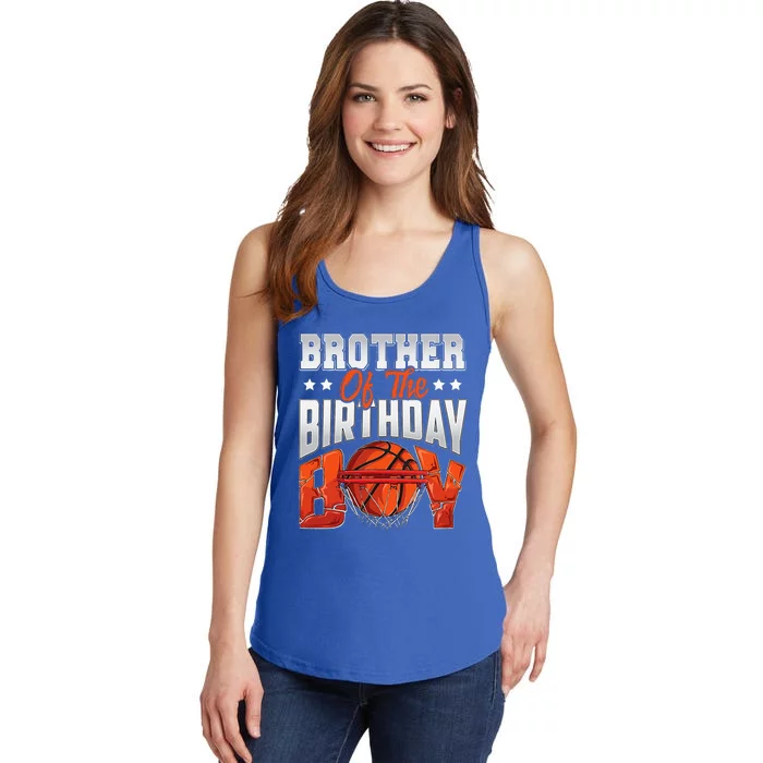 Brother Basketball Birthday Family Baller Bday Party Ladies Essential Tank