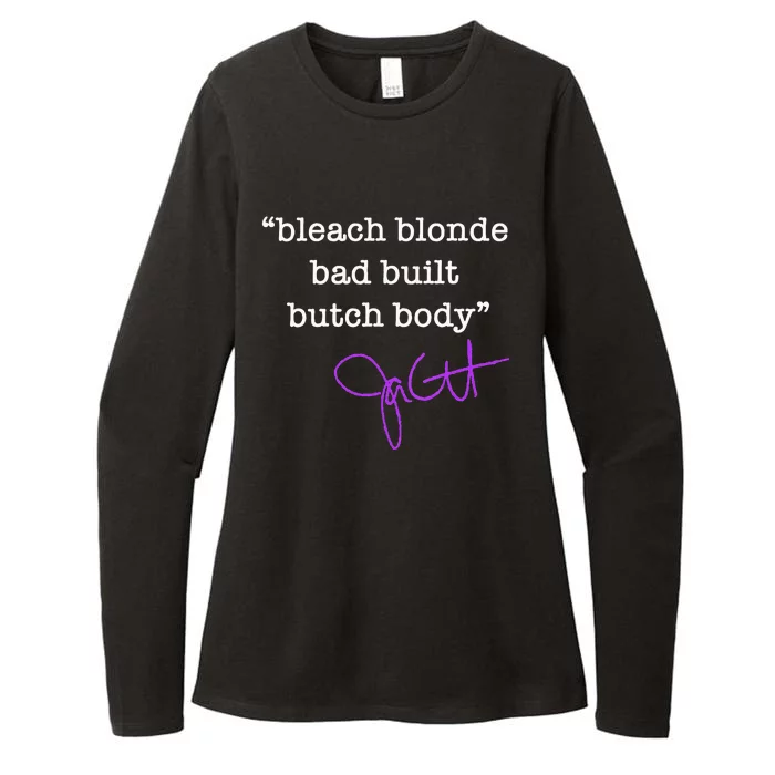 Bleach Blonde Bad Built Butch Body Jasmine Crockett Womens CVC Long Sleeve Shirt