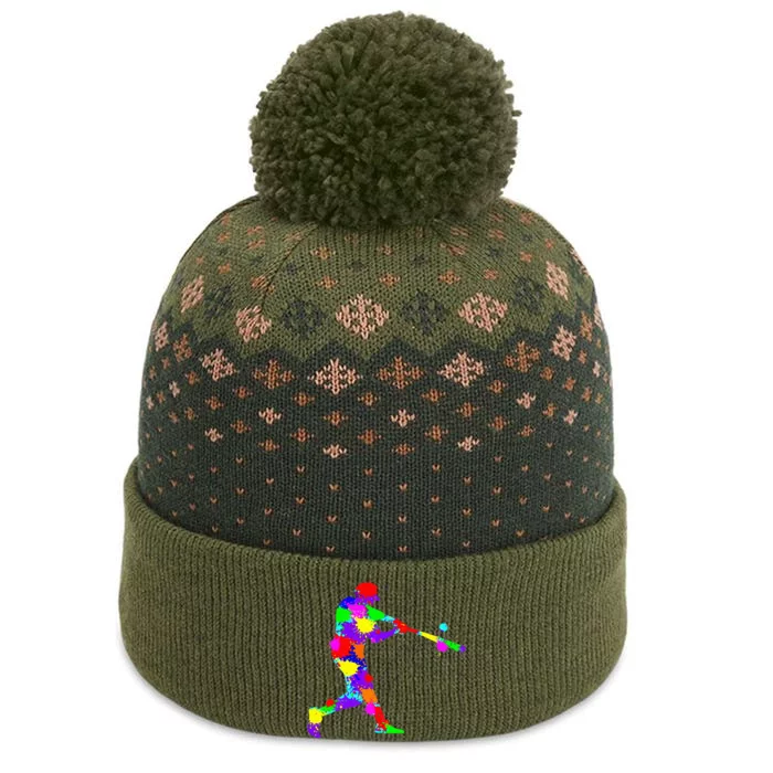 Baseball Batter The Baniff Cuffed Pom Beanie