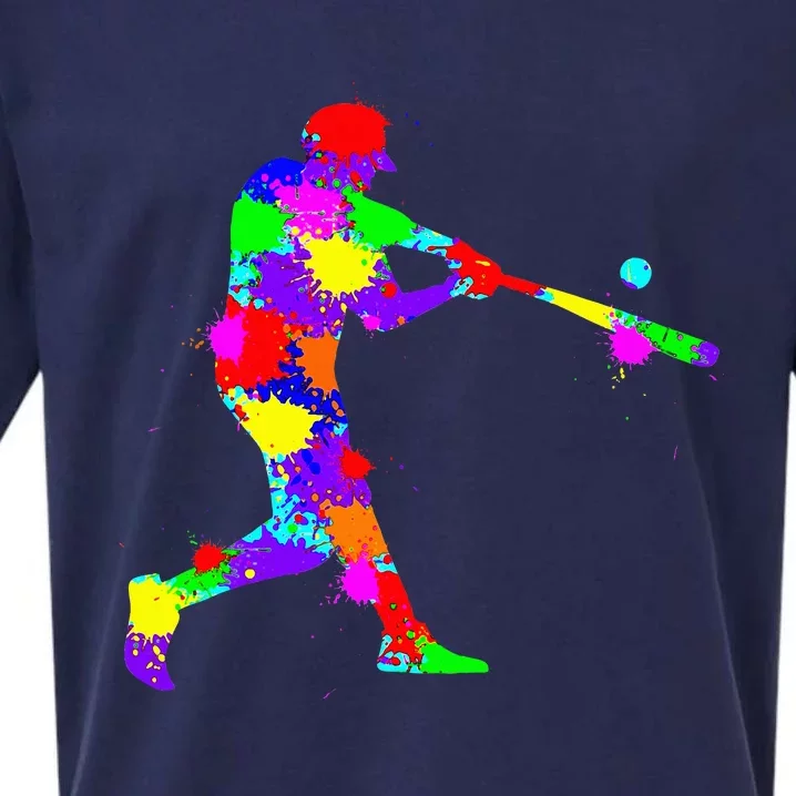 Baseball Batter Sueded Cloud Jersey T-Shirt