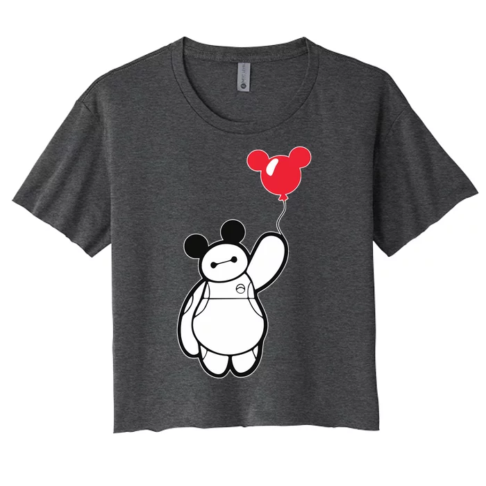 Baymax Baloon Women's Crop Top Tee