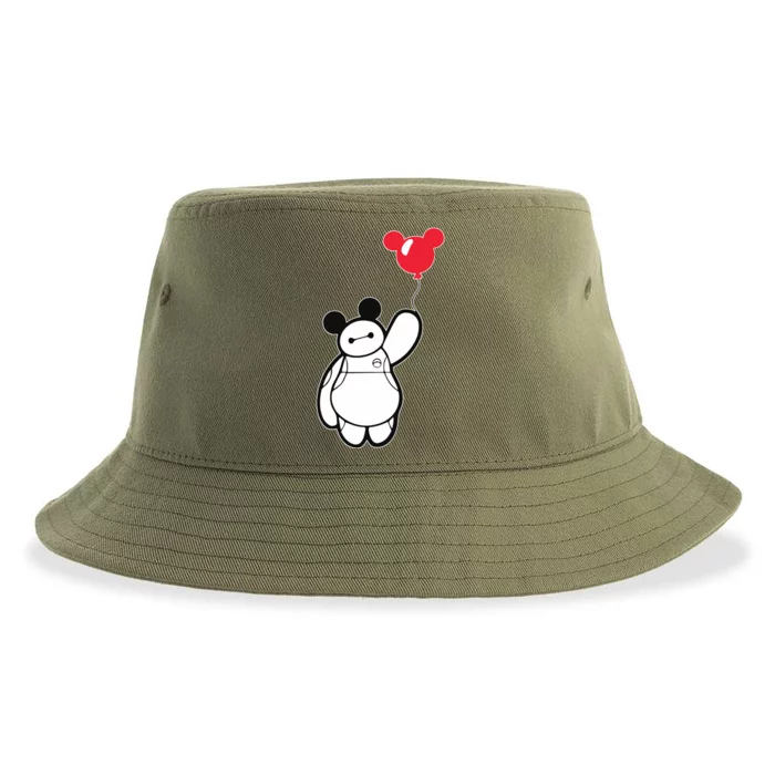 Baymax Baloon Sustainable Bucket Hat