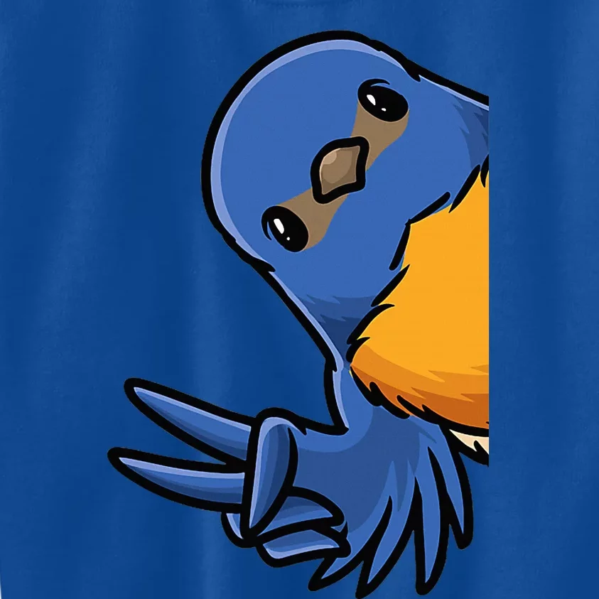 Bluebird Bird Kids Sweatshirt