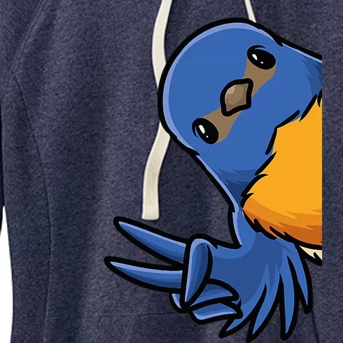 Bluebird Bird Women's Fleece Hoodie