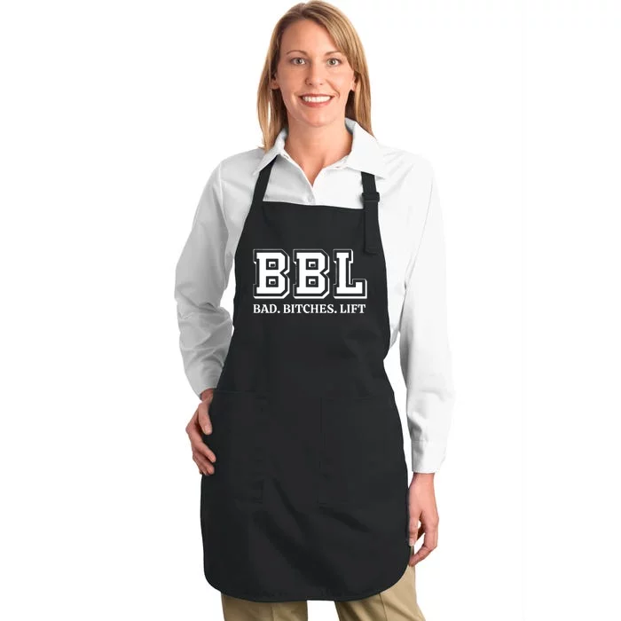 Bbl Bad Bitches Lift Full-Length Apron With Pocket