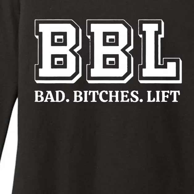 Bbl Bad Bitches Lift Womens CVC Long Sleeve Shirt