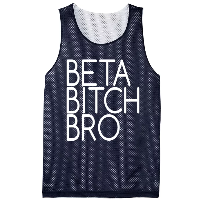 Beta Bitch Bro Mesh Reversible Basketball Jersey Tank