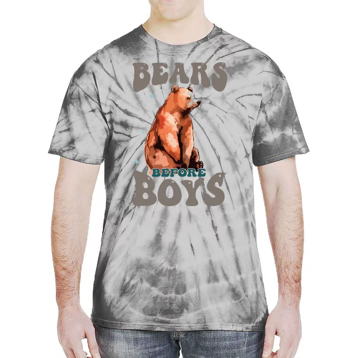 Bears Before Boy I Choose The Bear Tie-Dye T-Shirt