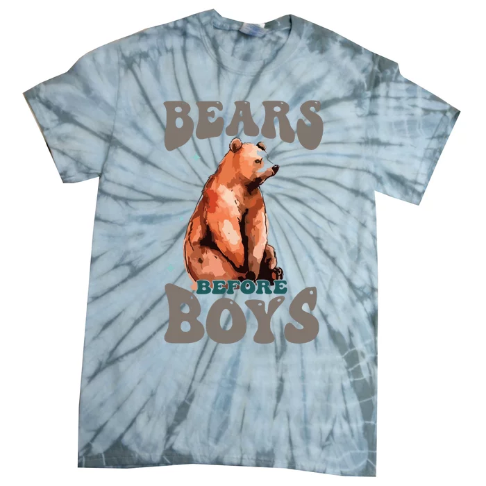 Bears Before Boy I Choose The Bear Tie-Dye T-Shirt