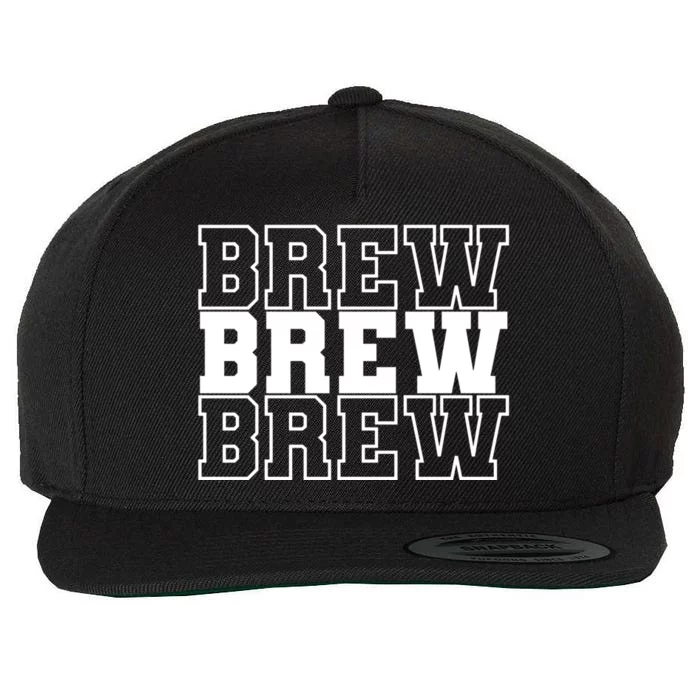 Beer Brewer Brew Your Own Beer Gift Wool Snapback Cap