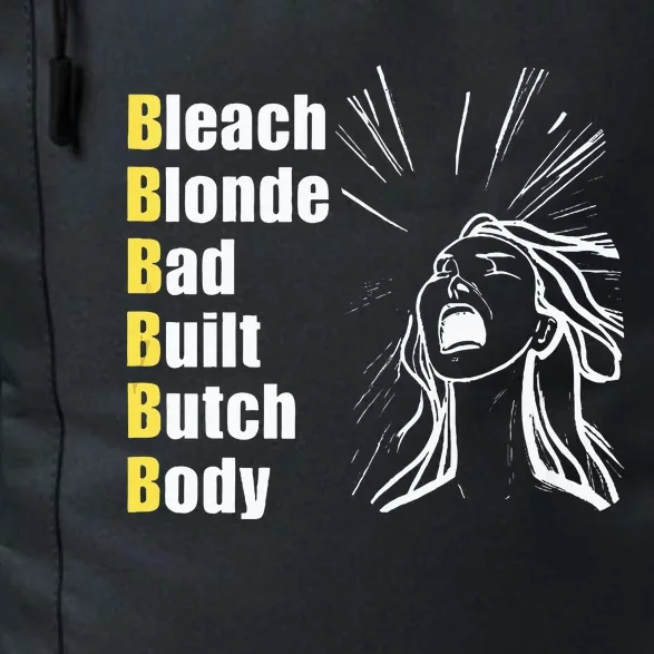 Bleach Blonde Bad Built Butch Body Daily Commute Backpack