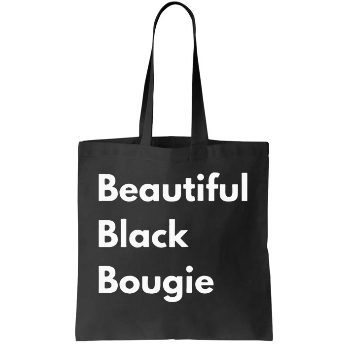 Beautiful Black Bougie Tote Bag