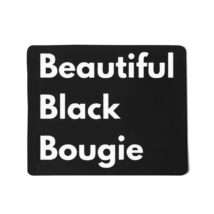 Beautiful Black Bougie Mousepad