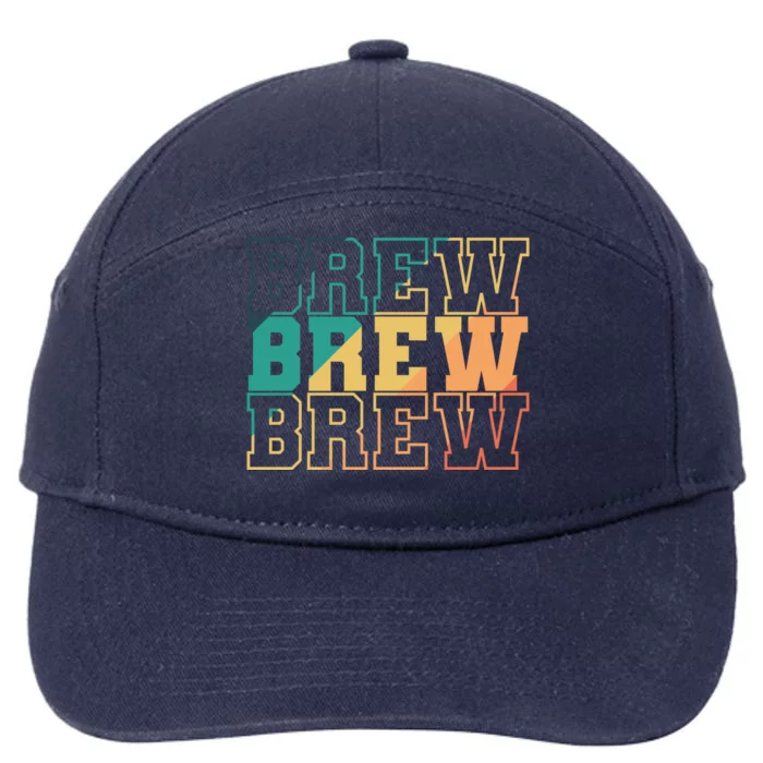 Beer Brewer Brew Your Own Beer Gift 7-Panel Snapback Hat