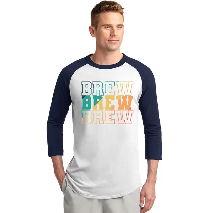 Beer Brewer Brew Your Own Beer Gift Baseball Sleeve Shirt