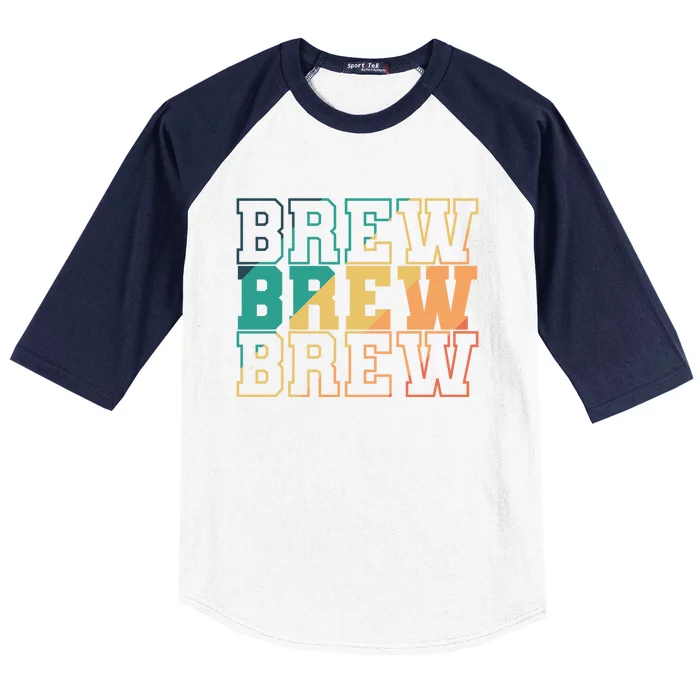 Beer Brewer Brew Your Own Beer Gift Baseball Sleeve Shirt