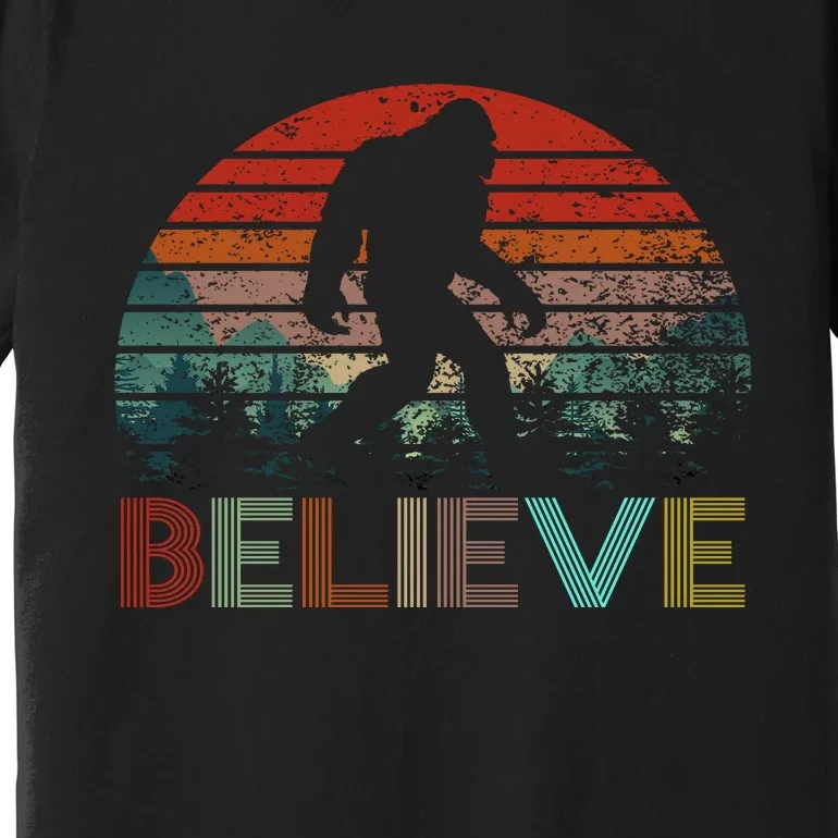 Believe Bigfoot Premium T-Shirt