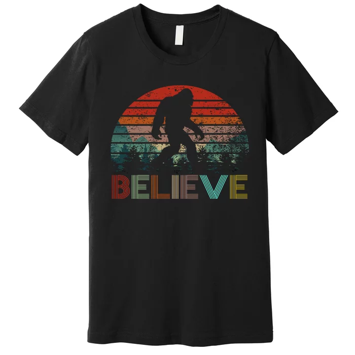 Believe Bigfoot Premium T-Shirt