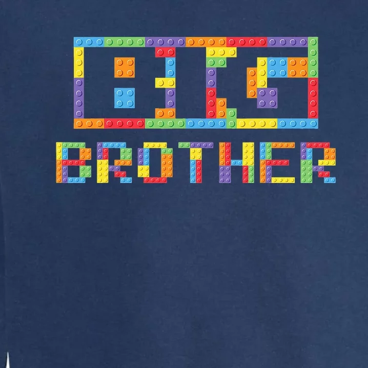 Big Brother Building Blocks Bricks Master Builder Family Garment-Dyed Sweatshirt