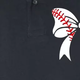 Baseball Bow Baseball Mom Mothers Day Women Baseball Mama Softstyle Adult Sport Polo