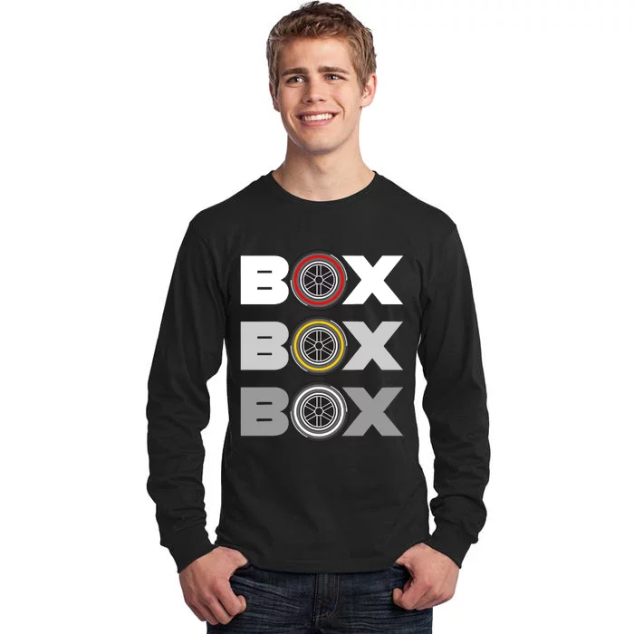 BOX BOX BOX Tall Long Sleeve T-Shirt