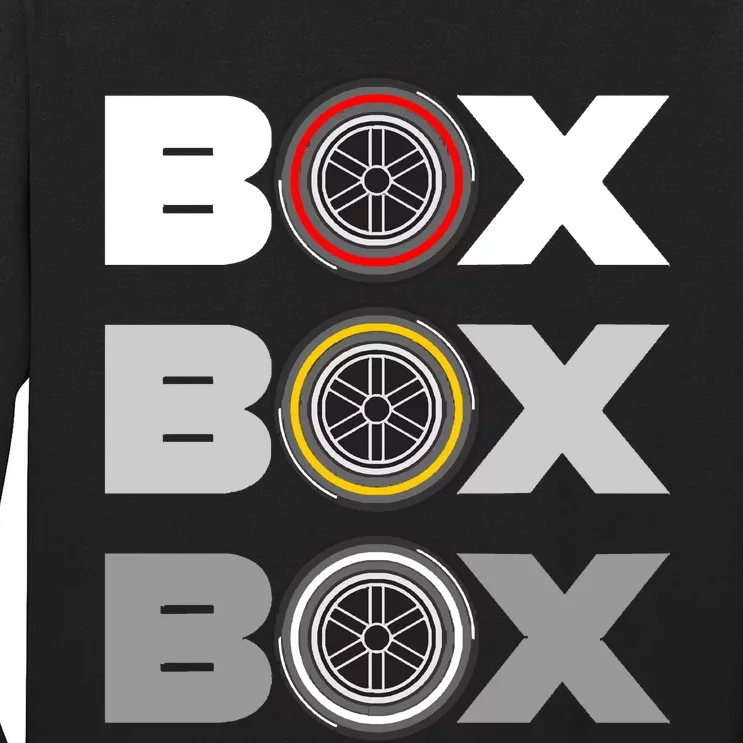 BOX BOX BOX Tall Long Sleeve T-Shirt