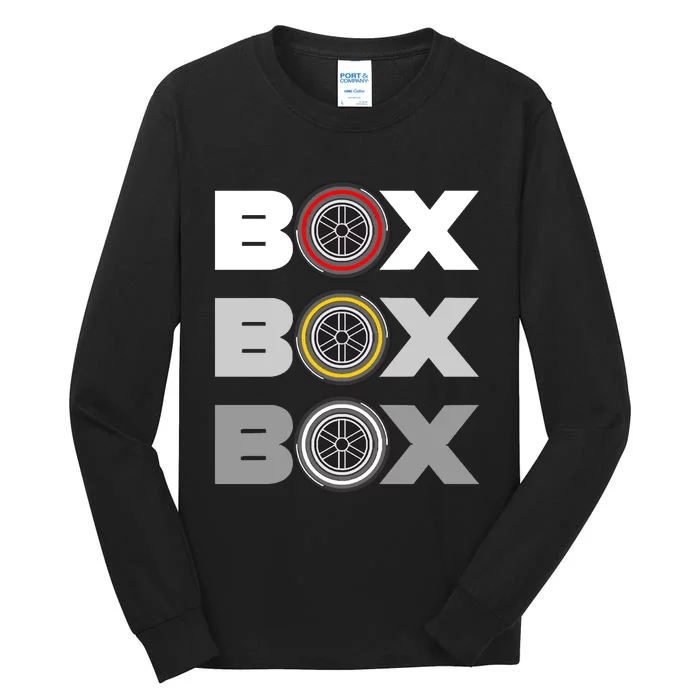 BOX BOX BOX Tall Long Sleeve T-Shirt