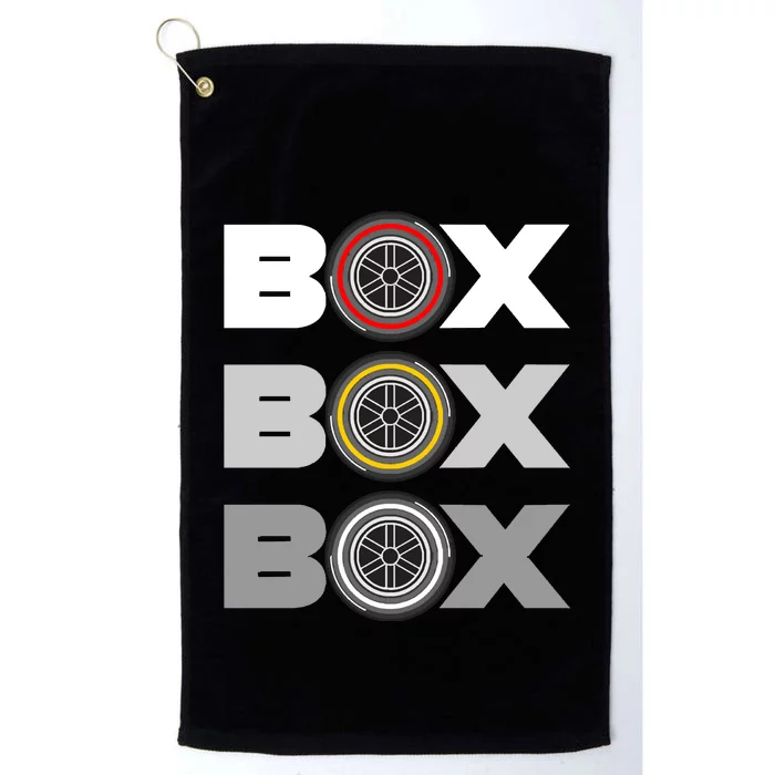 BOX BOX BOX Platinum Collection Golf Towel