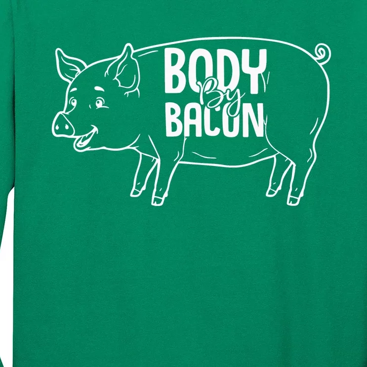 Body By Bacon Graphic Long Sleeve Shirt