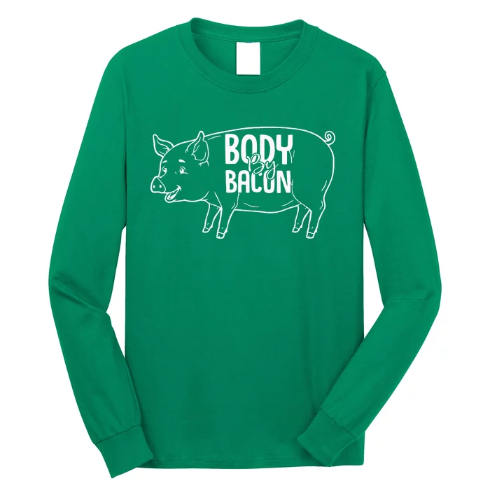 Body By Bacon Graphic Long Sleeve Shirt