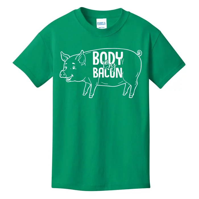 Body By Bacon Graphic Kids T-Shirt