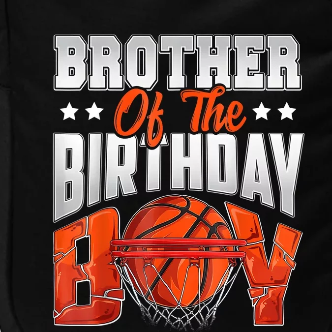 Brother Basketball Birthday Boy Family Baller Bday Party Impact Tech Backpack