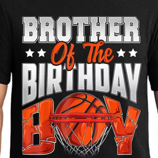 Brother Basketball Birthday Boy Family Baller Bday Party Pajama Set