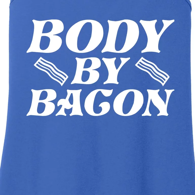 Body By Bacon Graphic Ladies Essential Tank