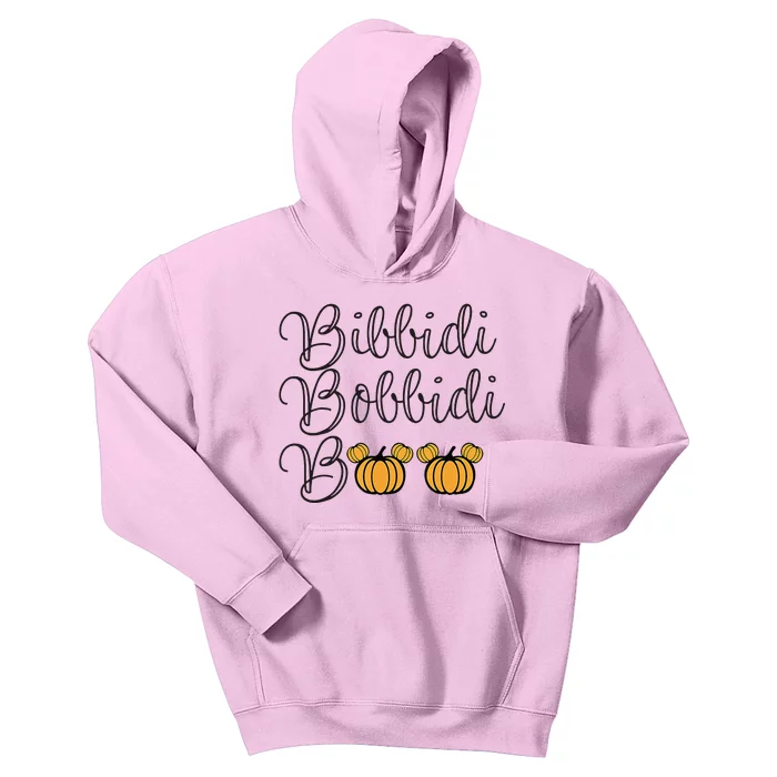 Bippity Boppity Boo Pumpkin Halloween Kids Hoodie