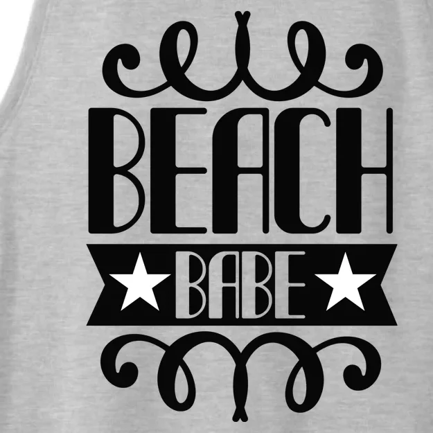 Beach Babe Ladies Tri-Blend Wicking Tank