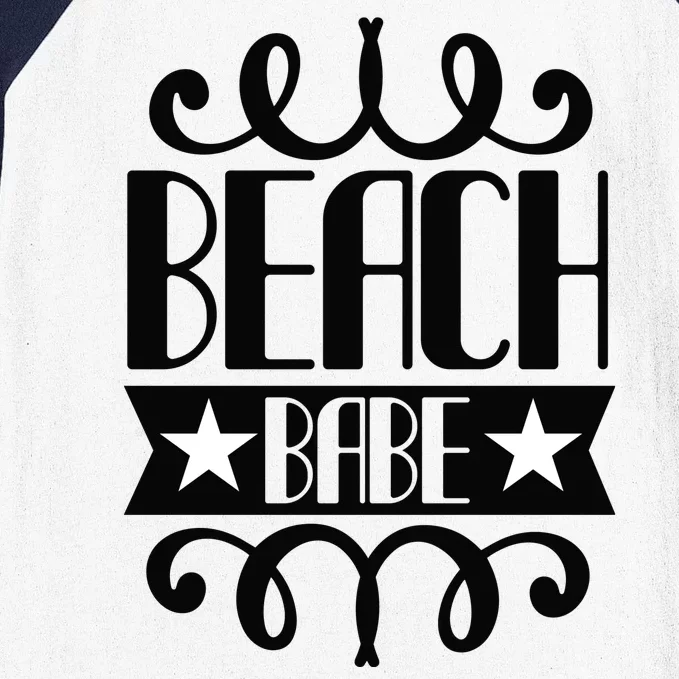 Beach Babe Baseball Sleeve Shirt