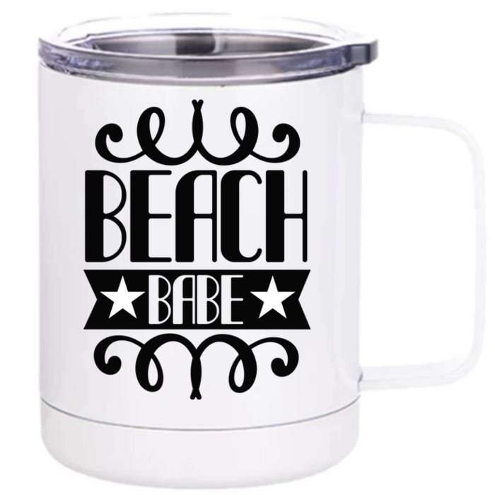 Beach Babe Front & Back 12oz Stainless Steel Tumbler Cup