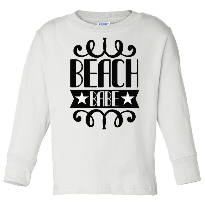 Beach Babe Toddler Long Sleeve Shirt