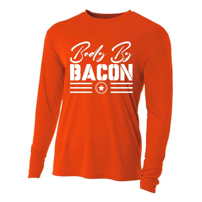 Body By Bacon Graphic Cooling Performance Long Sleeve Crew