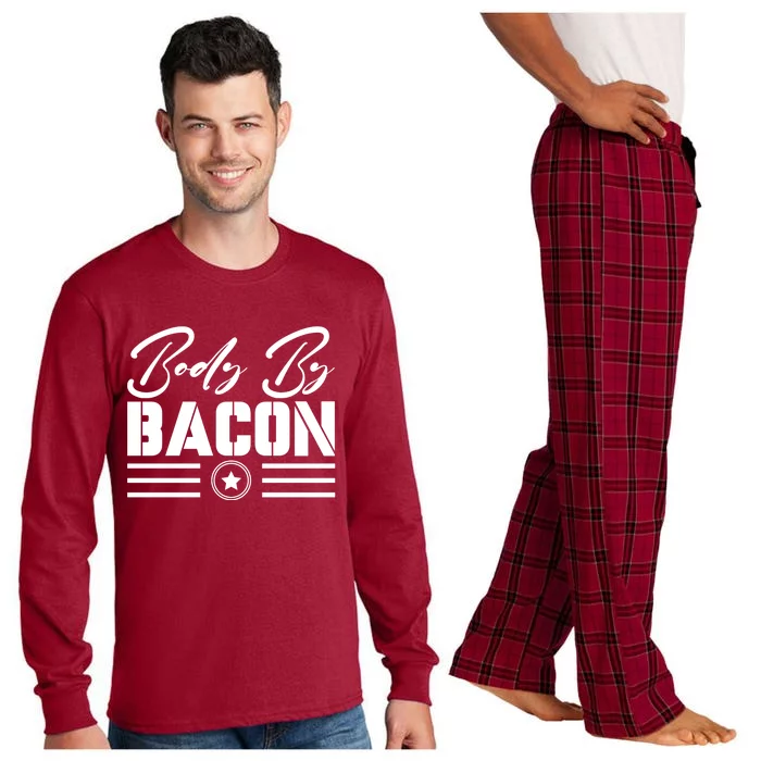 Body By Bacon Graphic Long Sleeve Pajama Set